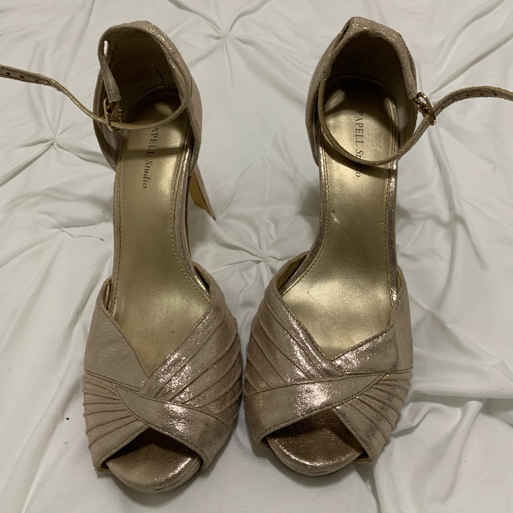 Gold heels
